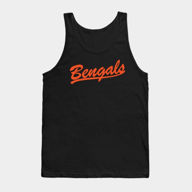 Bengals Cincy Tank Top by Nagorniak